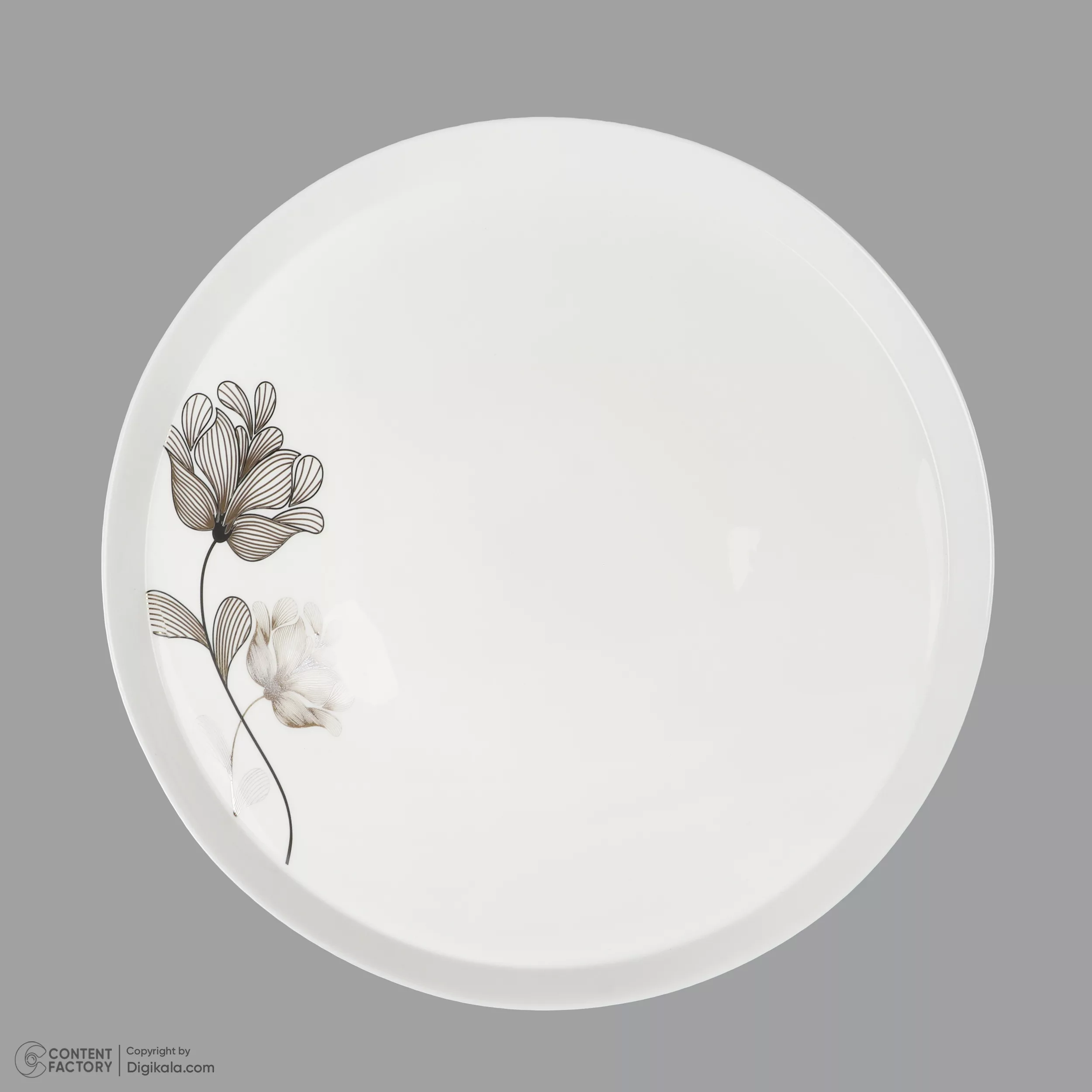 سرویس غذاخوری 26 پارچه 6 نفره گلدن اوپال مدل رزگلد قالب استراکچر