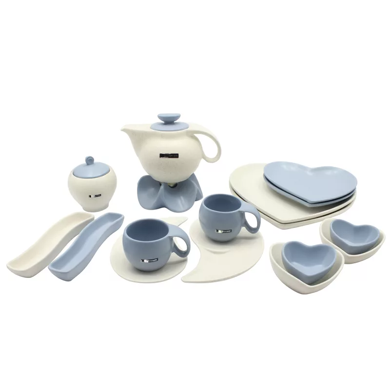 سرویس صبحانه‌خوری 19 پارچه 2 نفر آی سرام مدل  ریتا 4025