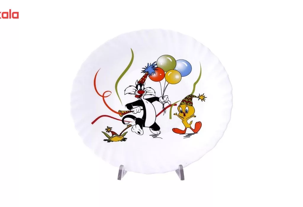 سرویس غذاخوری 5 پارچه کودک پارس اوپال طرح Tweety