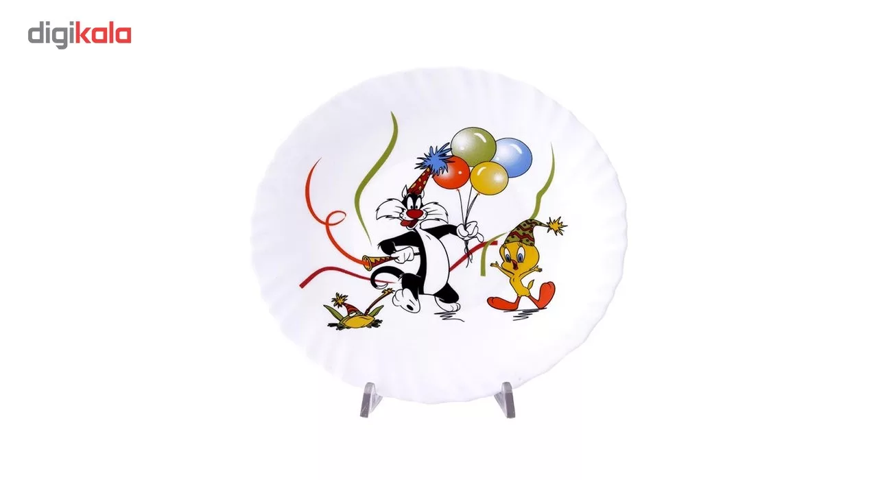 سرویس غذاخوری 5 پارچه کودک پارس اوپال طرح Tweety