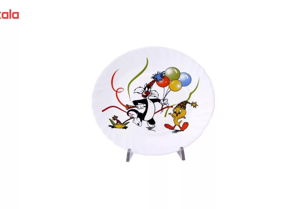 سرویس غذاخوری 5 پارچه کودک پارس اوپال طرح Tweety