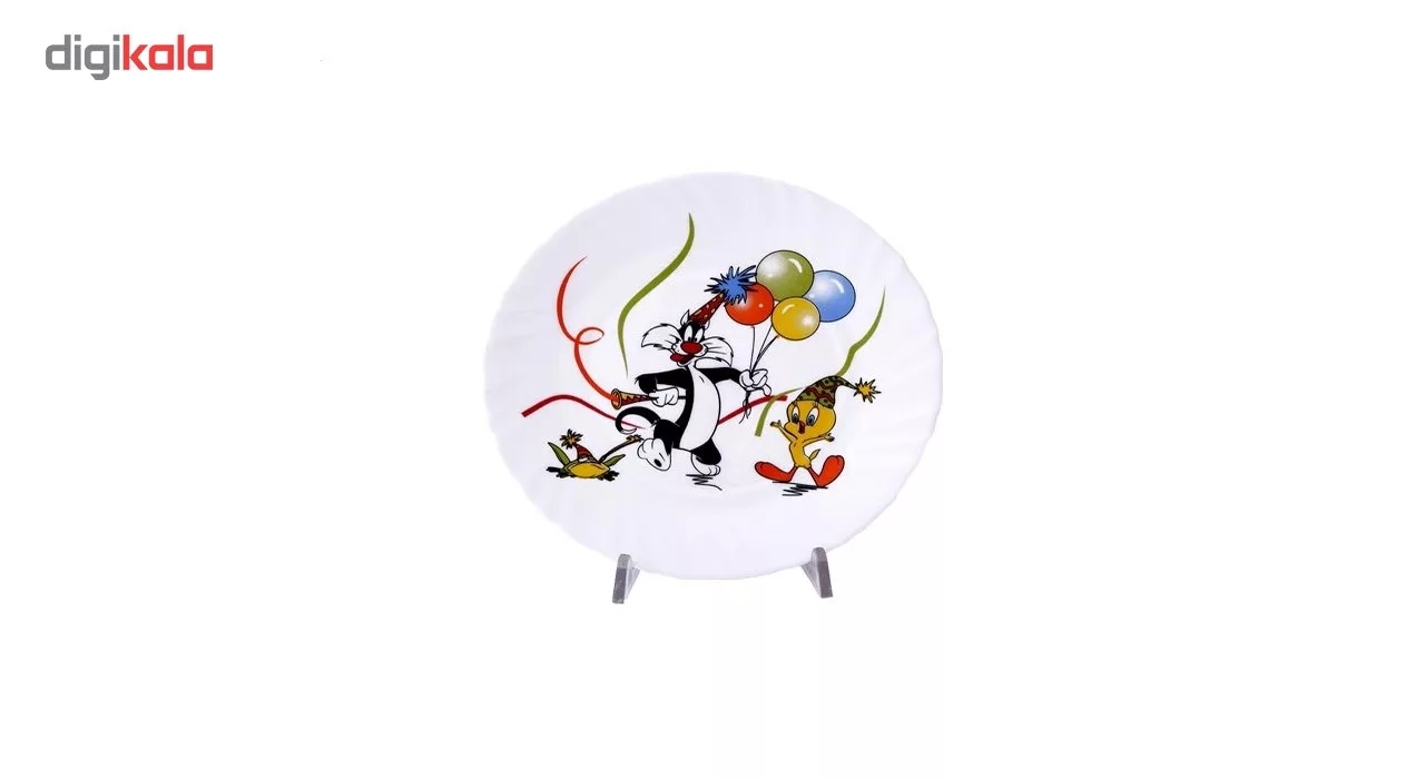 سرویس غذاخوری 5 پارچه کودک پارس اوپال طرح Tweety
