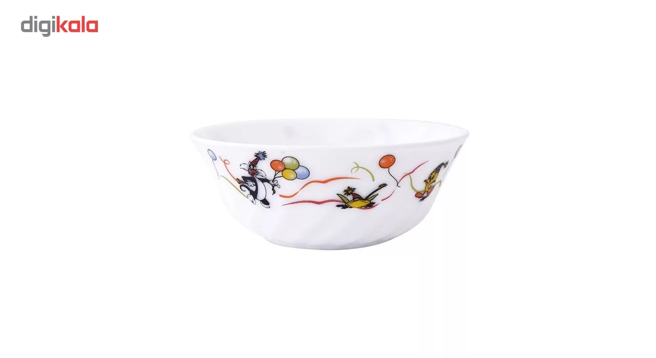 سرویس غذاخوری 5 پارچه کودک پارس اوپال طرح Tweety