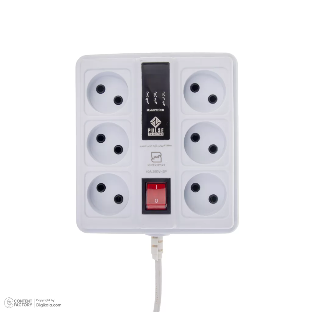 محافظ ولتاژ پالس کنترل مدل 6 خانه دیجیتال