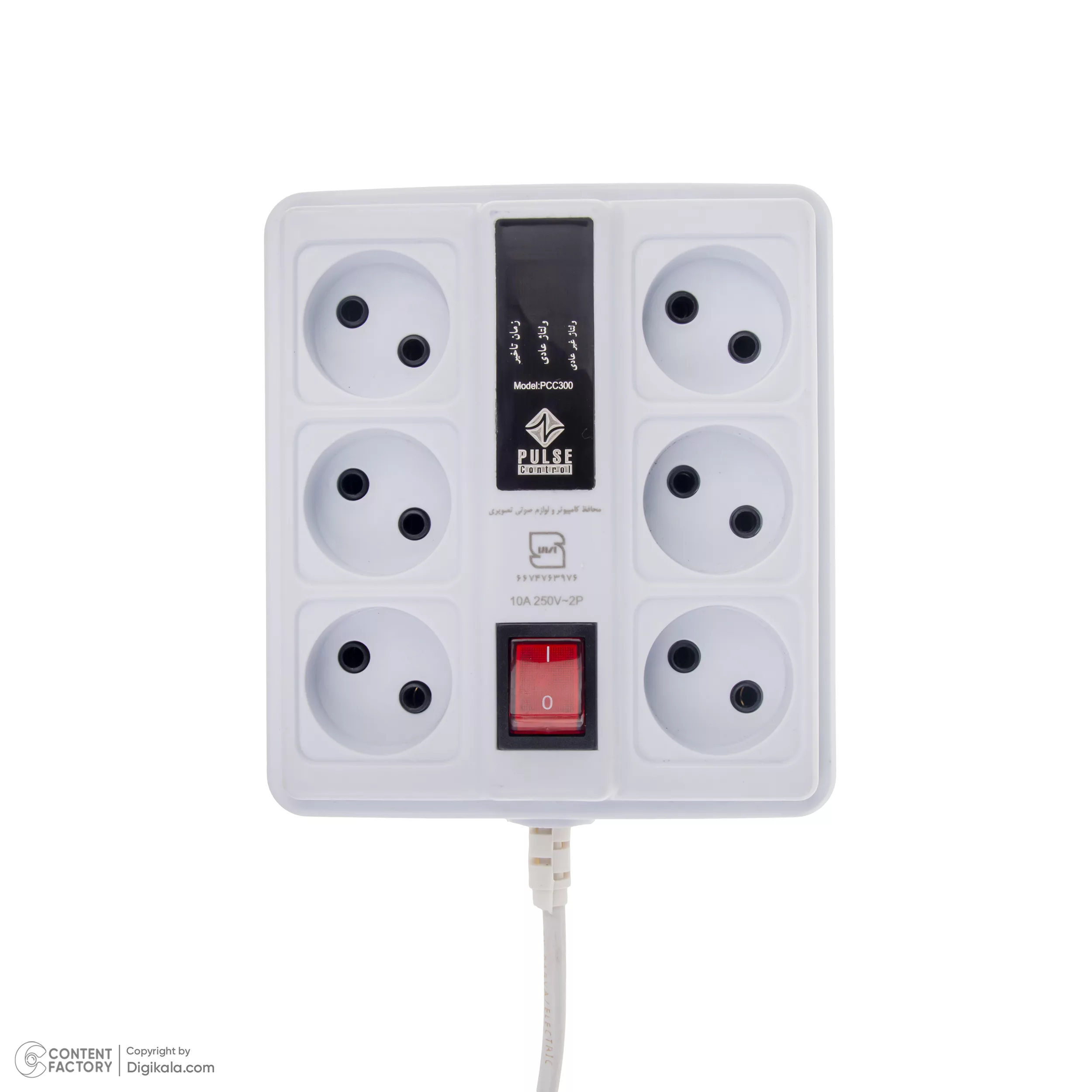 محافظ ولتاژ پالس کنترل مدل 6 خانه دیجیتال