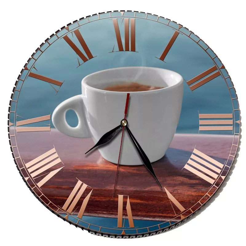 ساعت دیواری مدل فنجان چای