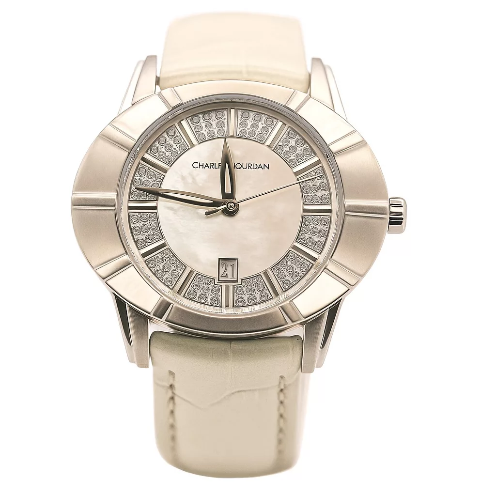 ساعت مچی عقربه‌ای کوارتز زنانه چارلز جردن مدل MOON 184.22