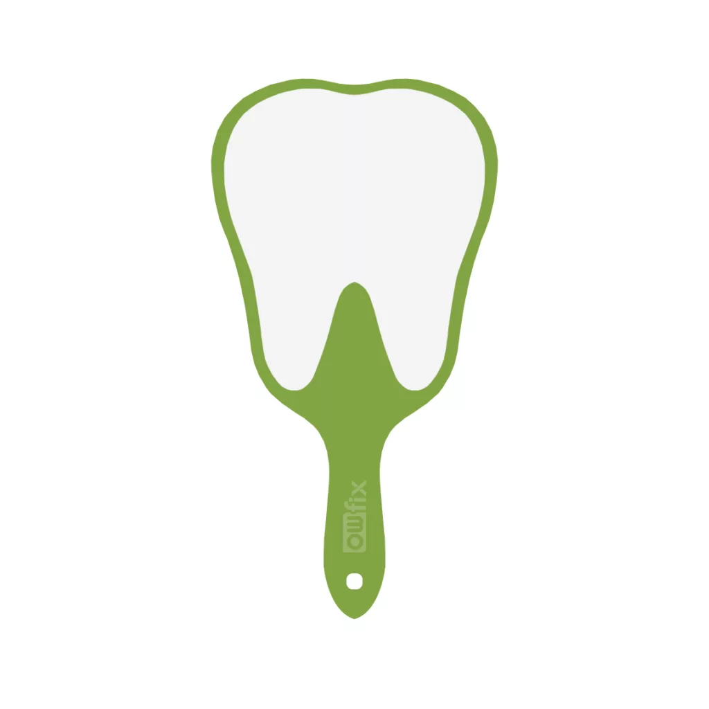 آینه آرایشی یاو فیکس طرح دندان مدل M1