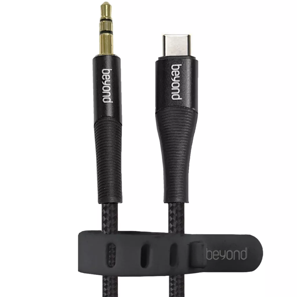 کابل تبدیل USB-C به AUX بیاند مدل BCA-561 طول 1 متر