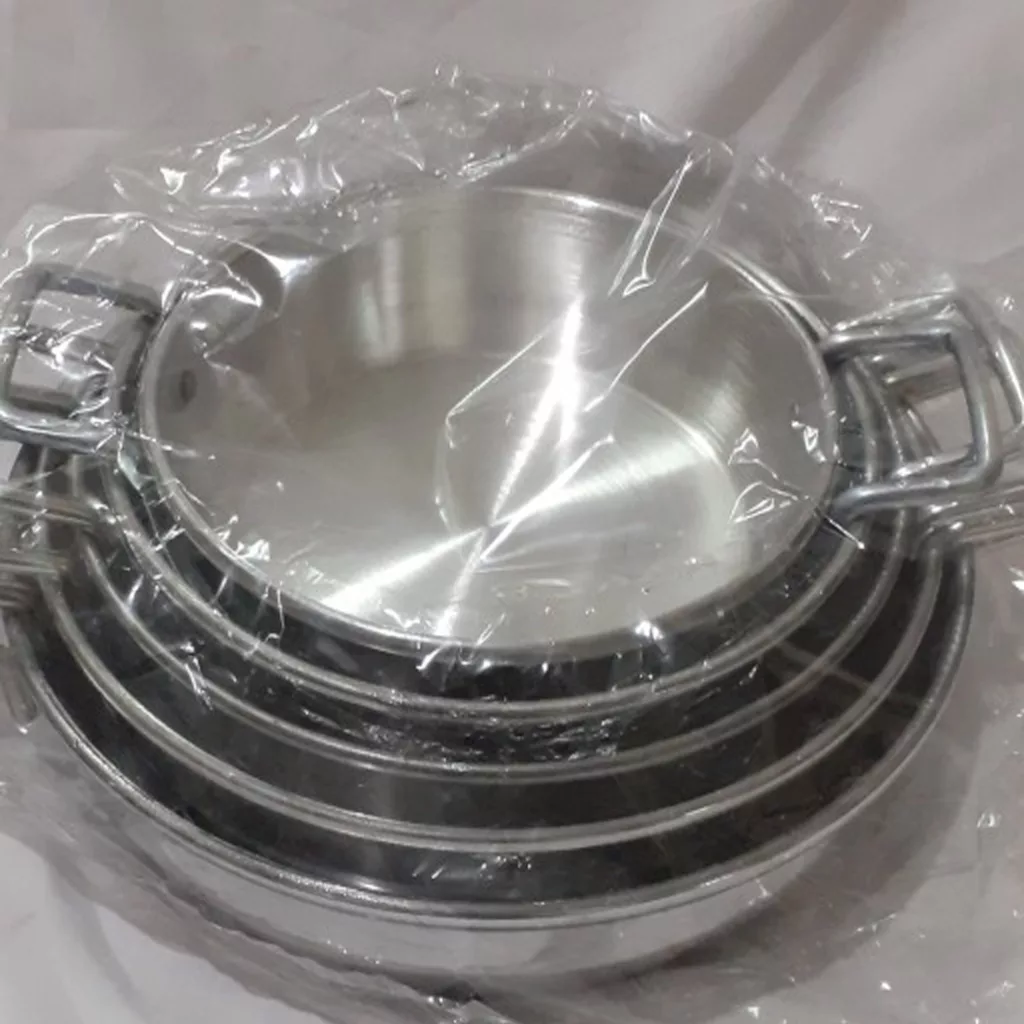 سرویس تابه 4 پارچه مدل روحی طرح استیل