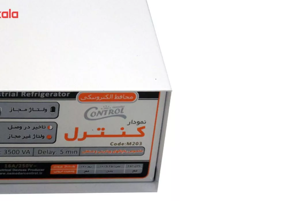 محافظ ولتاژ آنالوگ یخچال و فریزر نمودار کنترل مدل M203