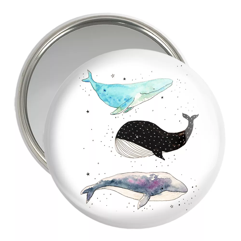 آینه جیبی خندالو مدل وال نهنگ کد 29508