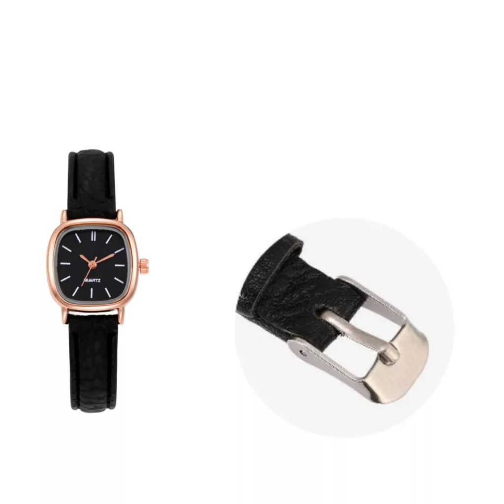 ساعت مچی عقربه ای زنانه مدل کلاسیک بند چرم کد 3