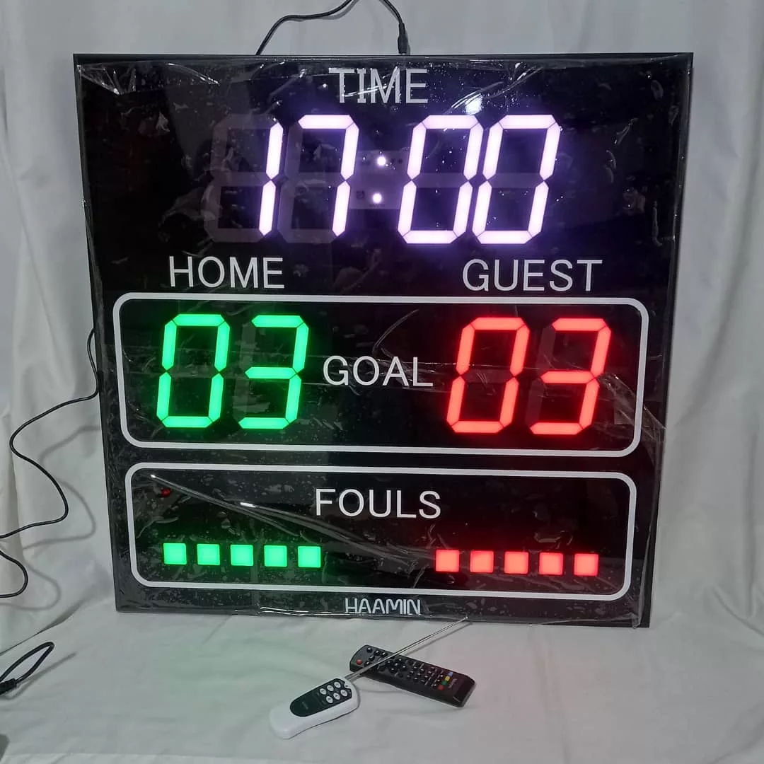 ساعت دیواری دیجیتال مدل نمایشگر فوتسال مدل 7070
