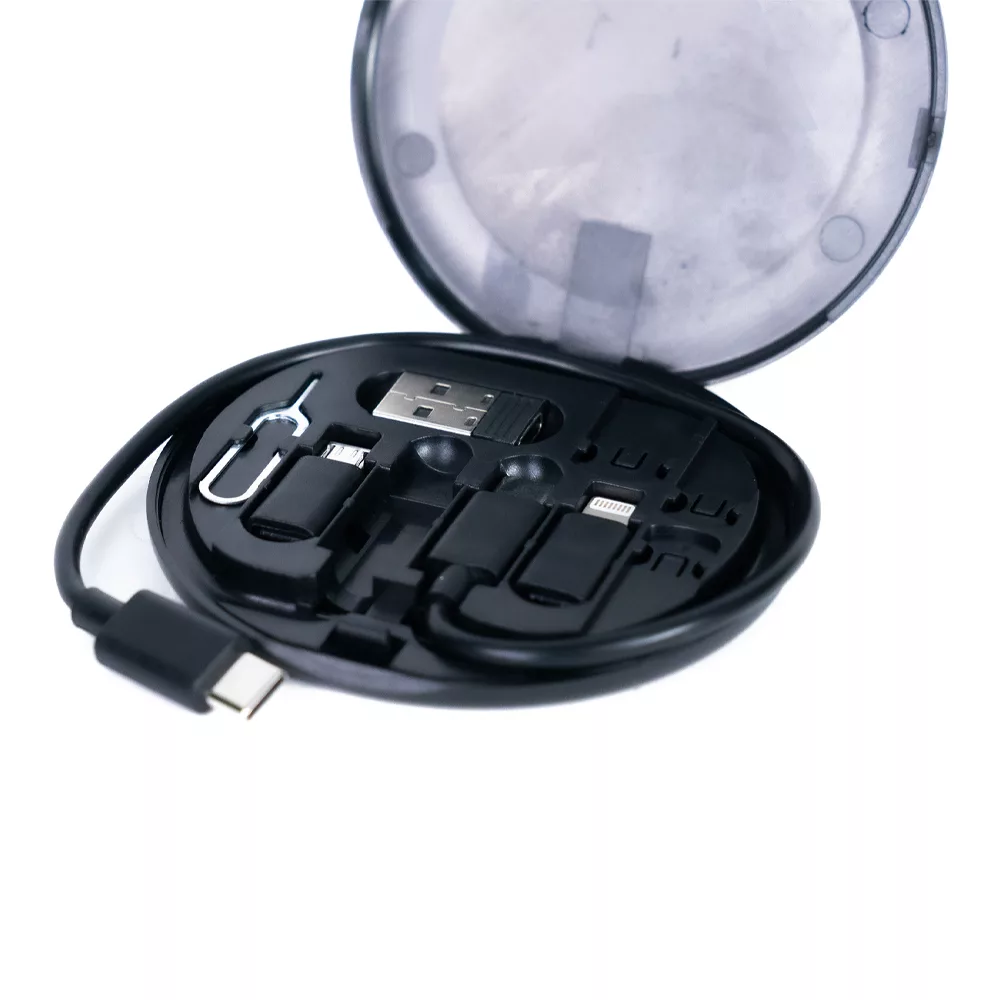 کابل تبدیل USB-C به USB-C / لایتنینگ / USB / micro-USB فوربری مدل RC190 طول 0.23 متر