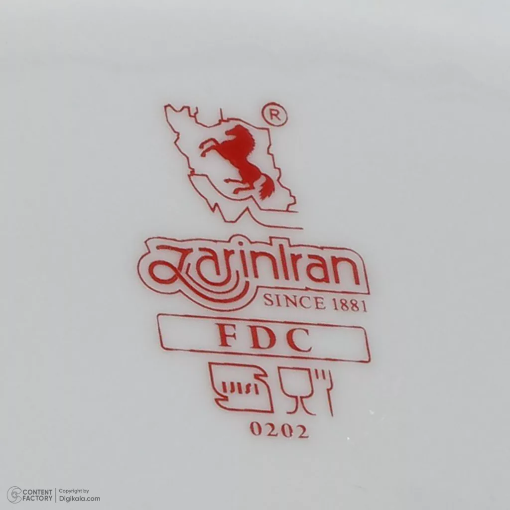 سرویس غذاخوری 35 پارچه چینی زرین ایران مدل شهرزاد درجه 3