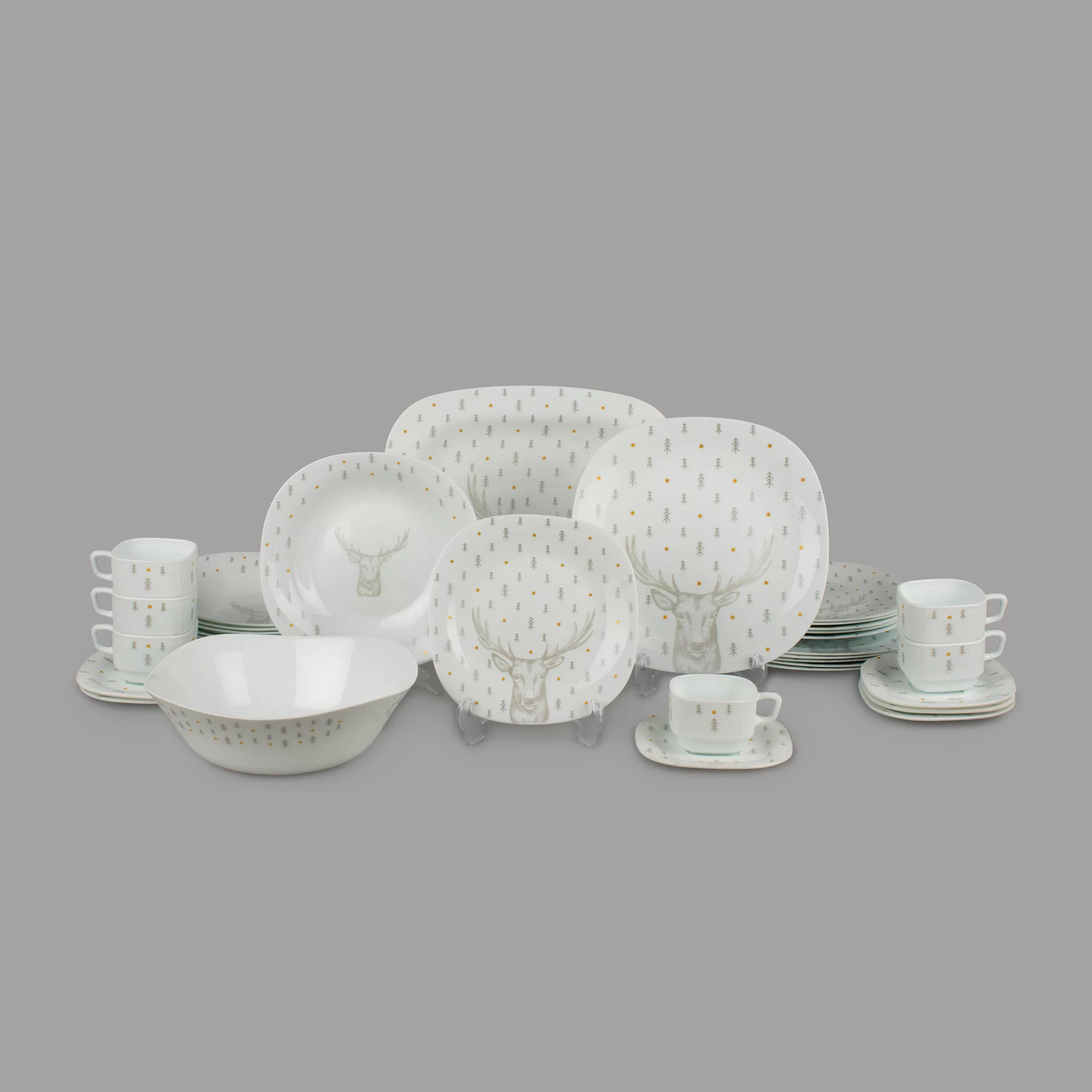 سرویس غذاخوری 32 پارچه 6 نفر دینوا ساینا مدل 25011