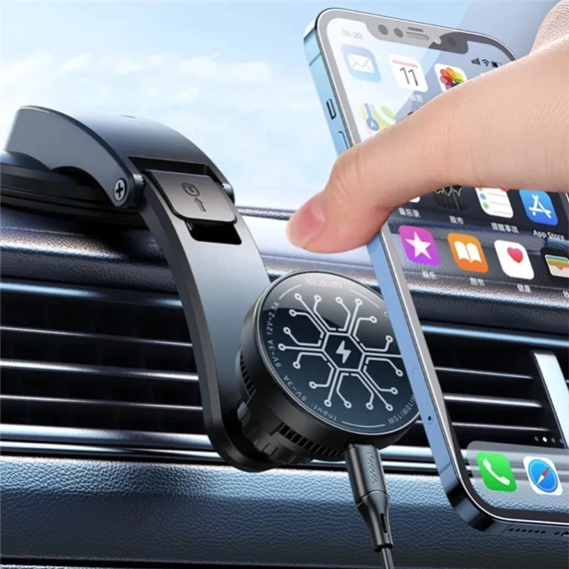 پایه نگهدارنده و شارژر بی سیم گوشی موبایل مک دودو مدل CH_2130