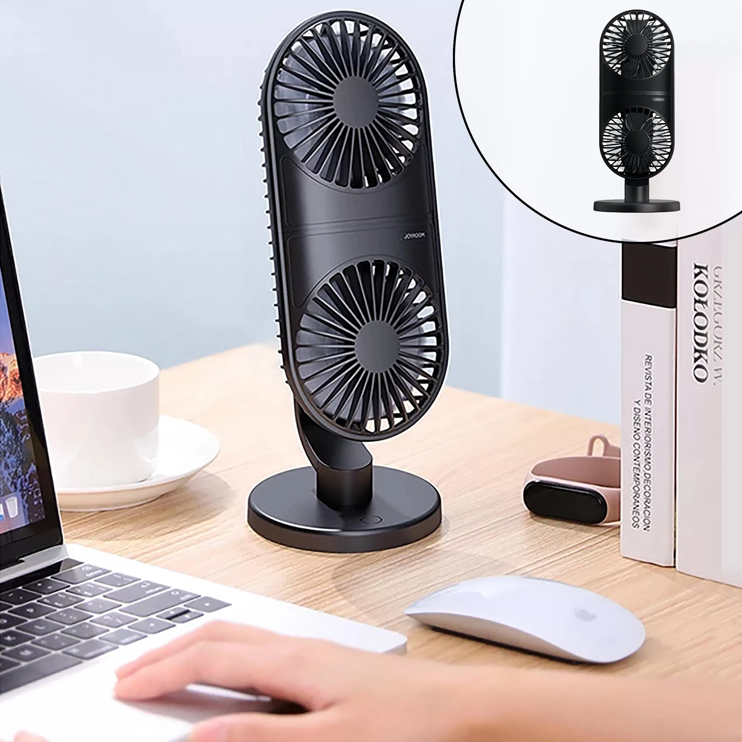 پنکه رومیزی جوی روم مدل Vertical Double Engine Fan