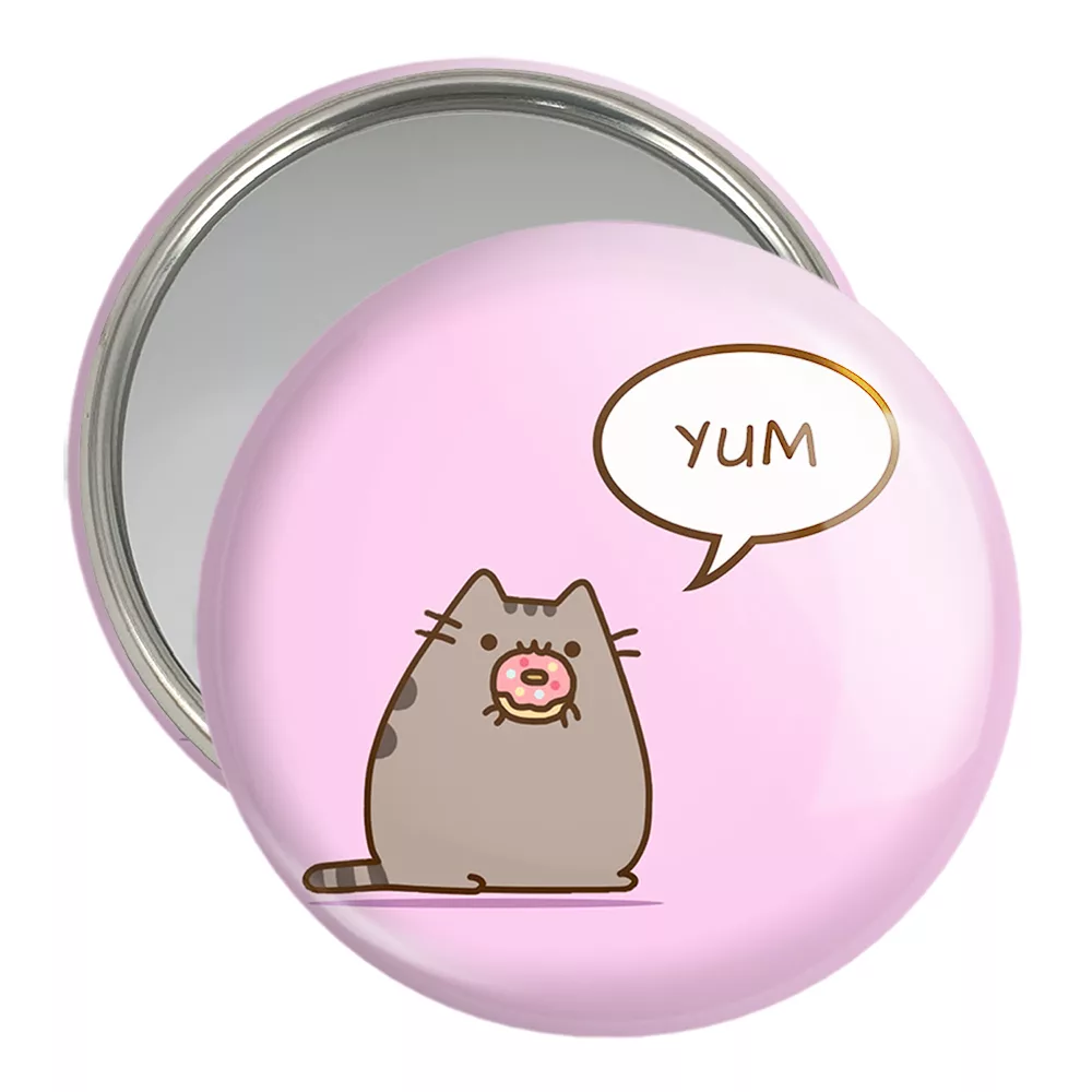 آینه جیبی خندالو مدل پوشین گربه بامزه کد 26599