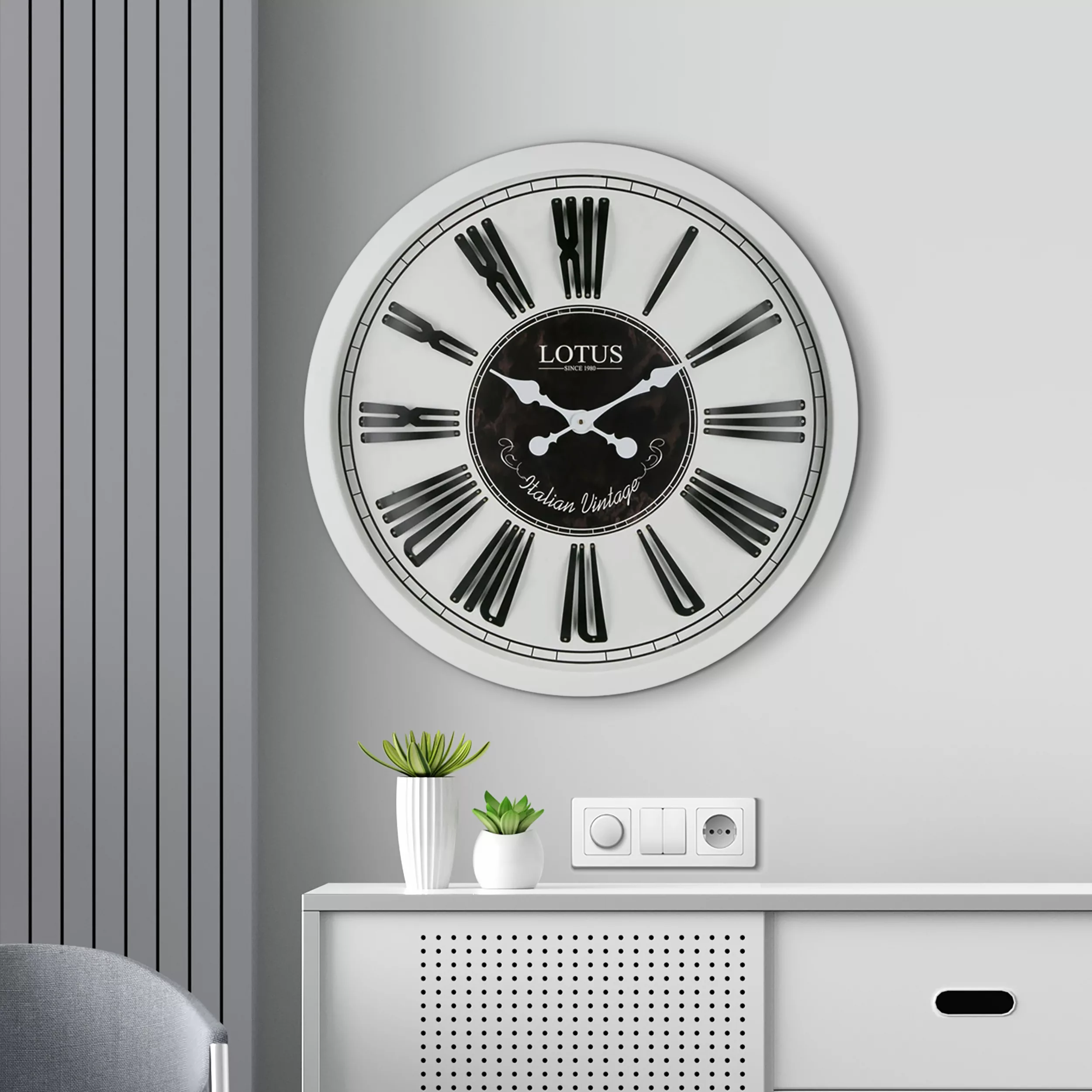 ساعت دیواری لوتوس مدل 7732 لاول