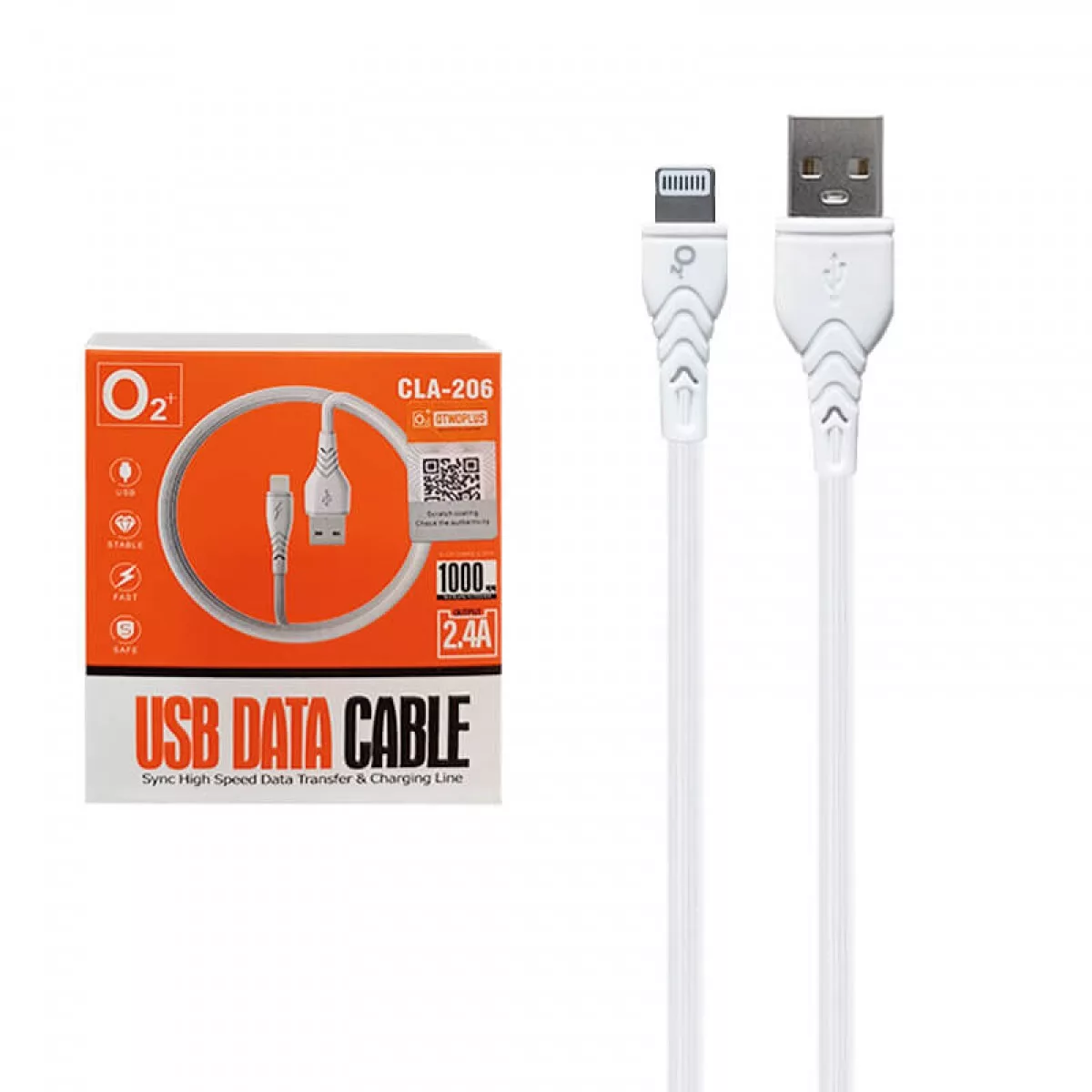 کابل تبدیل usb به لایتنینگ اُ توپلاس مدل CLA-206 طول 1متر