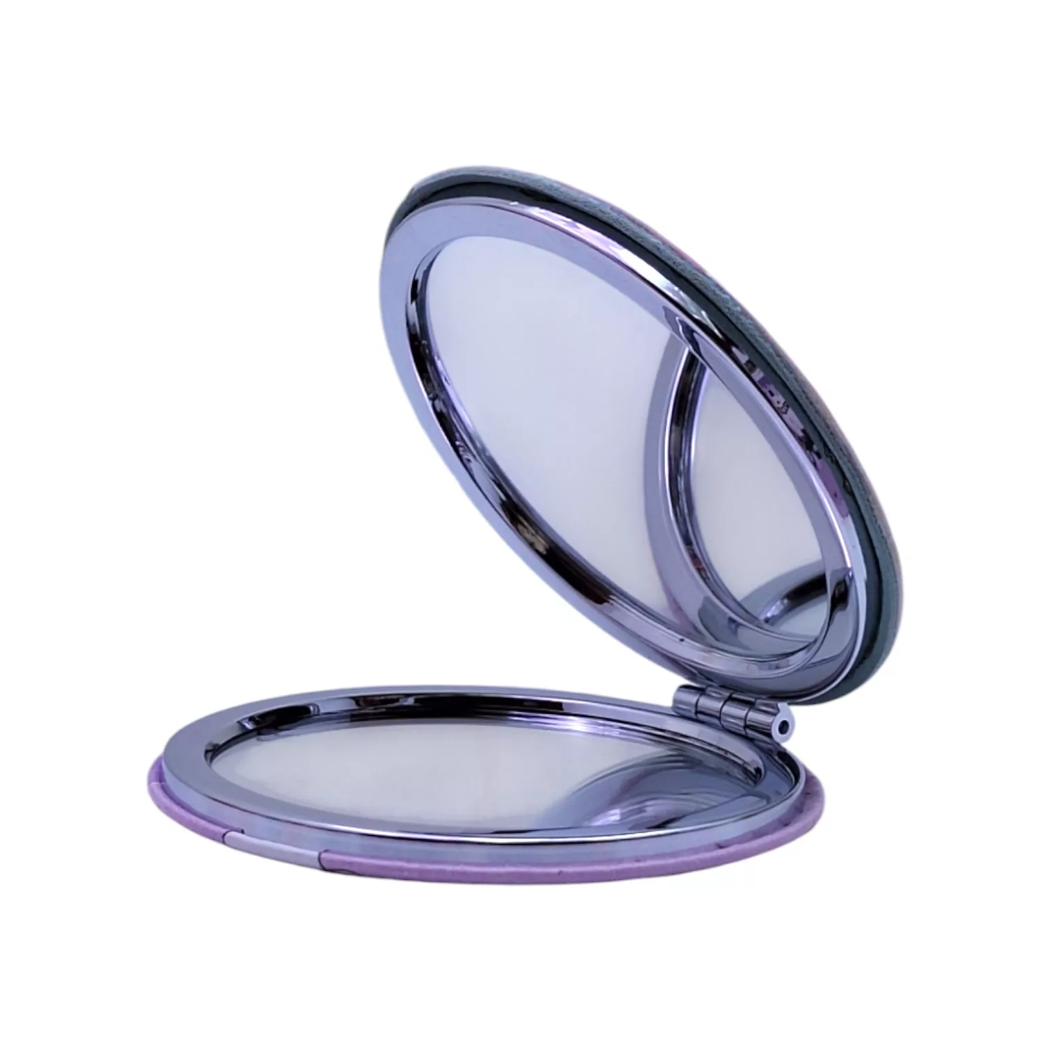 آینه آرایشی تاشو جیبی مدل دو طرفه طرح خرگوش کد 1002