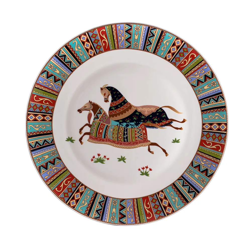 سرویس غذاخوری 29 پارچه دینوا ساینا مدل اسب ترکمن