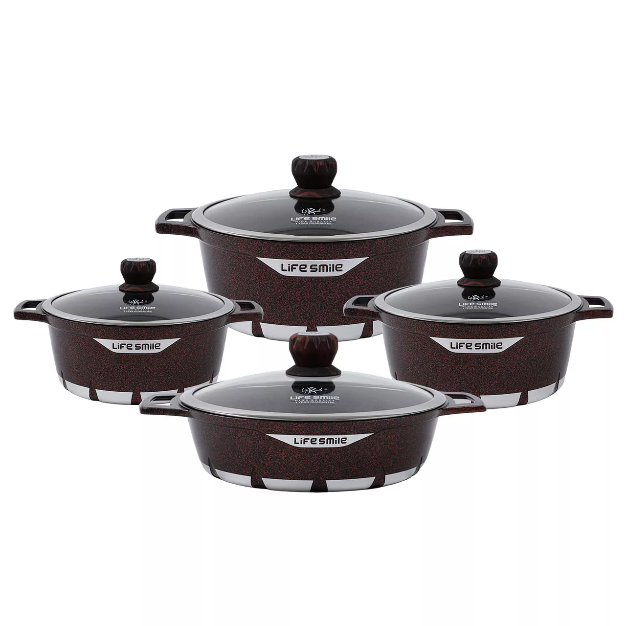 سرویس پخت و پز 8 پارچه لایف اسمایل مدل FLCM8-B