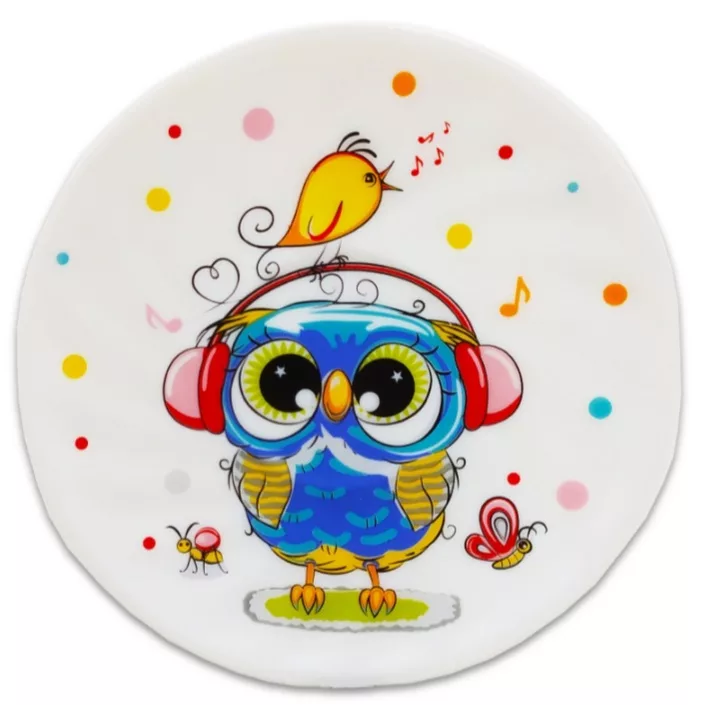 سرویس غذاخوری 5 پارچه پارس اپال طرح جغد کد 779