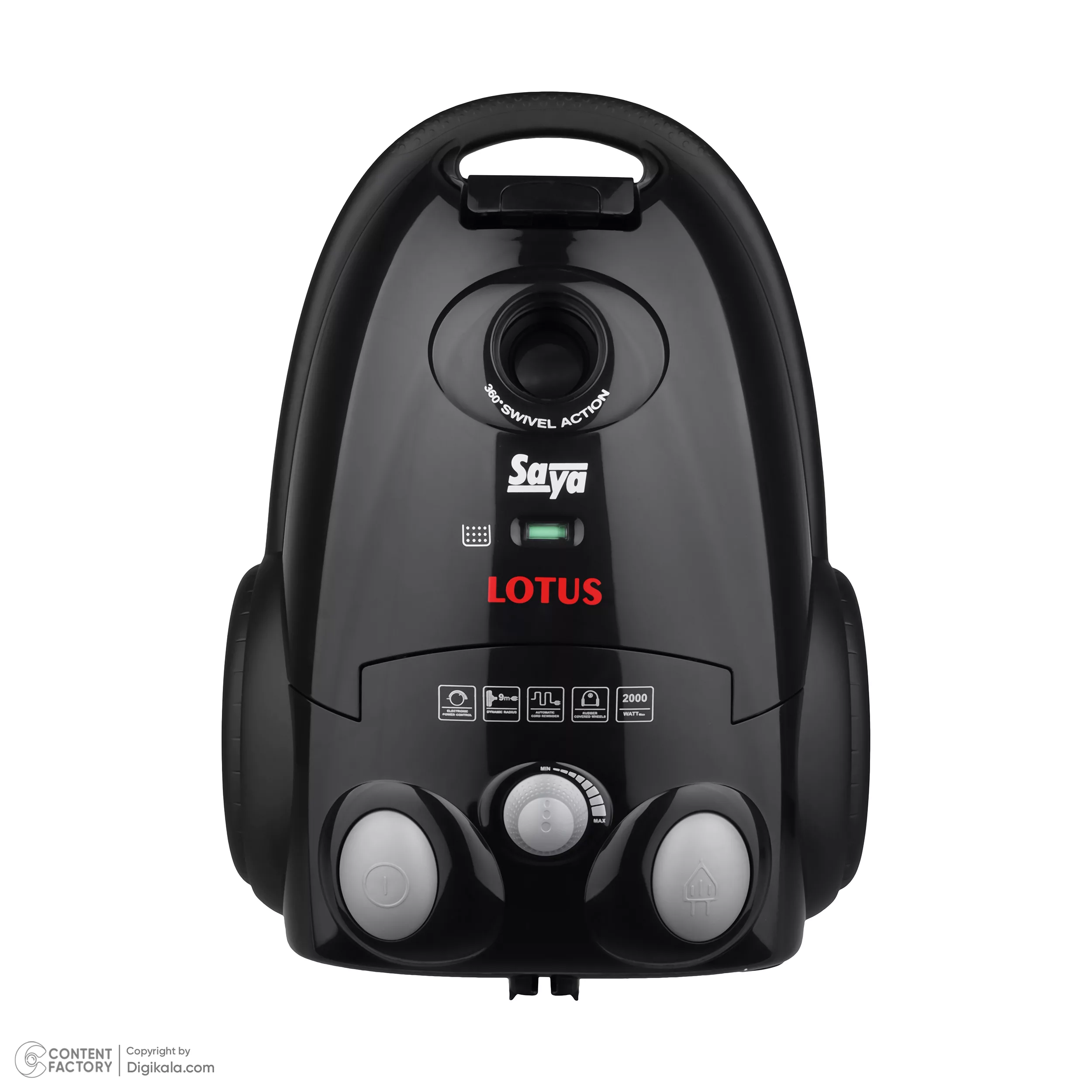 جاروبرقی 2000 وات سایا مدل Lotus-LVC