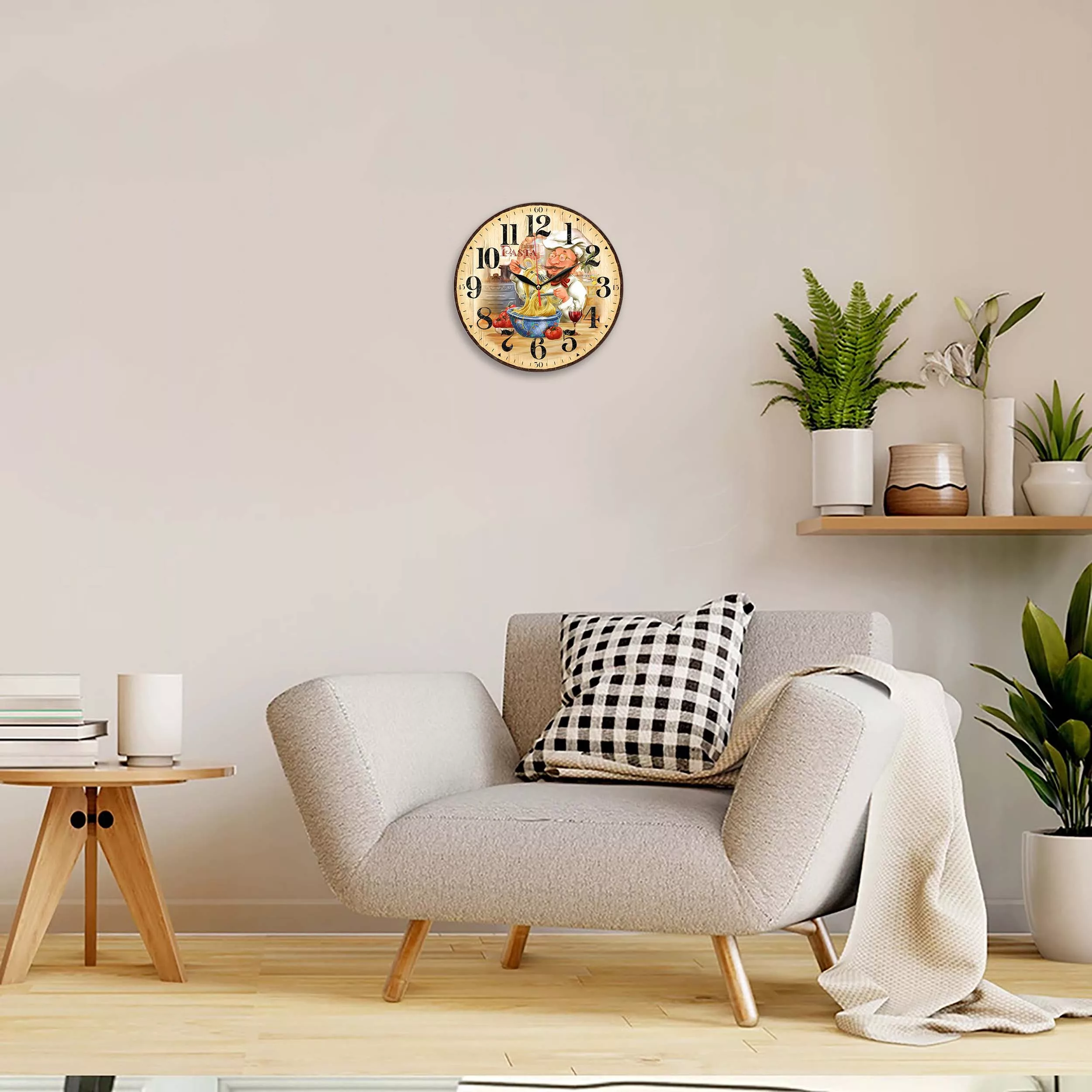 ساعت دیواری مدل 1109 طرح آشپز