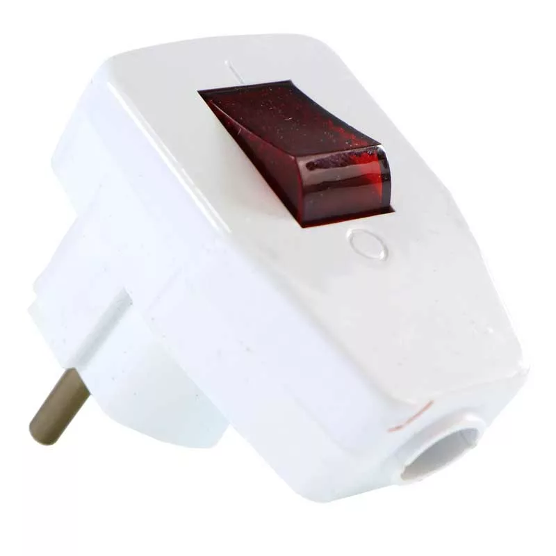 دوشاخه برق مدل کلید دار