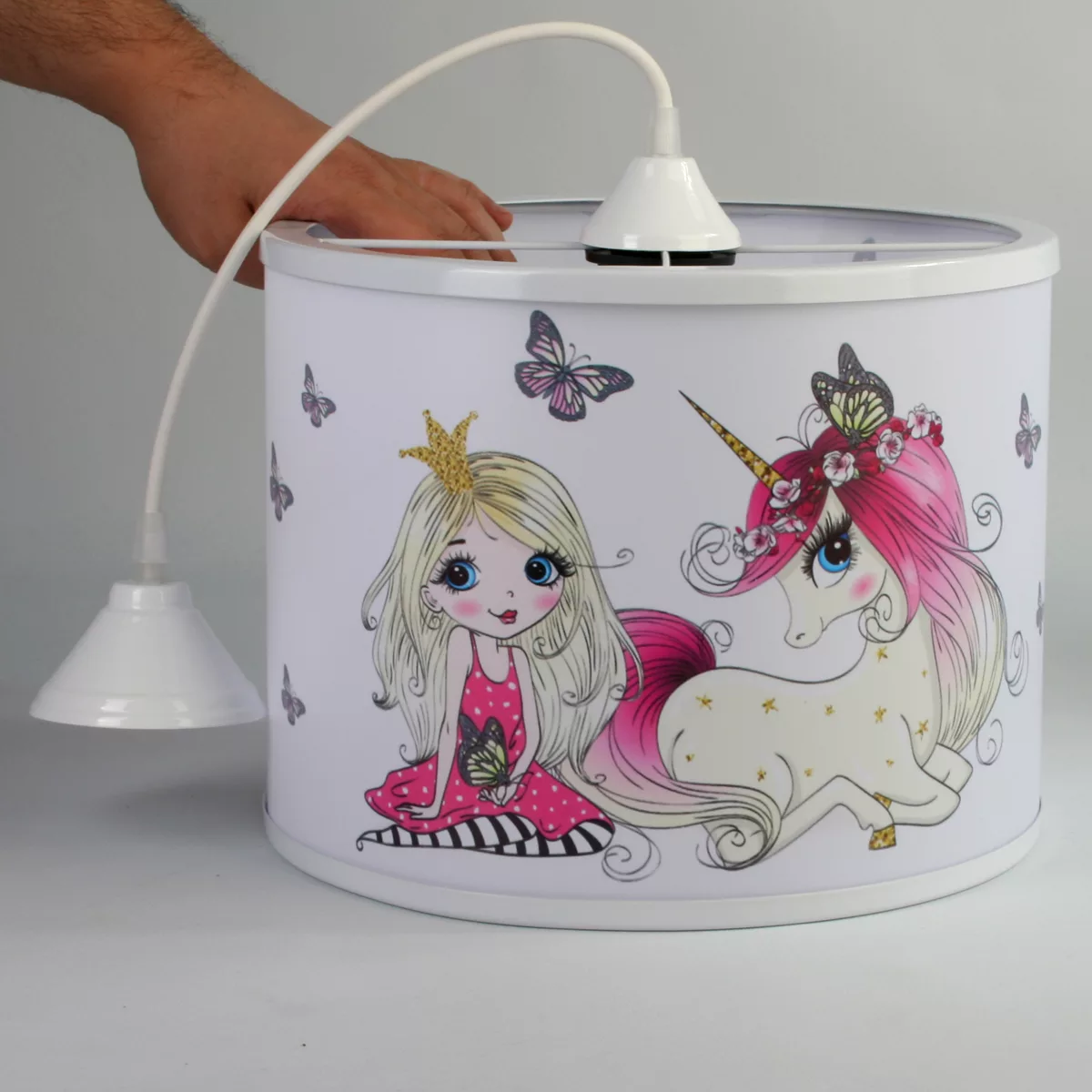 لوستر کودک مدل پری و تک شاخ کد 97