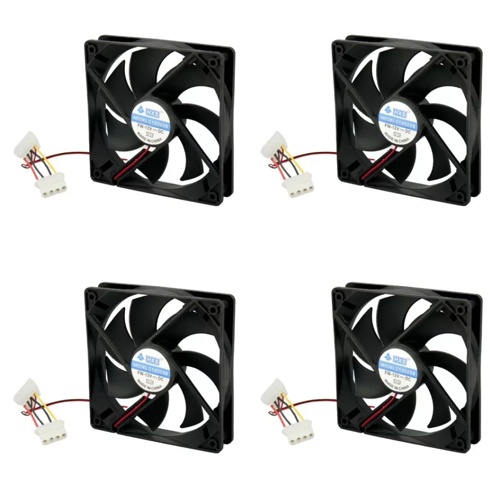 فن کیس ایکس فورتک مدل HSX 12CM بسته ۴ عددی