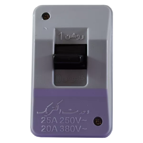 کلید سیمون تکفاز وحدت الکتریک مدل b3