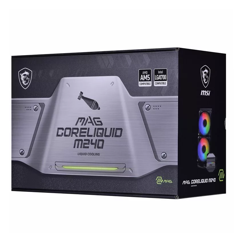 سیستم خنک کننده آبی ام اس آی مدل MAG CORELIQUID M240