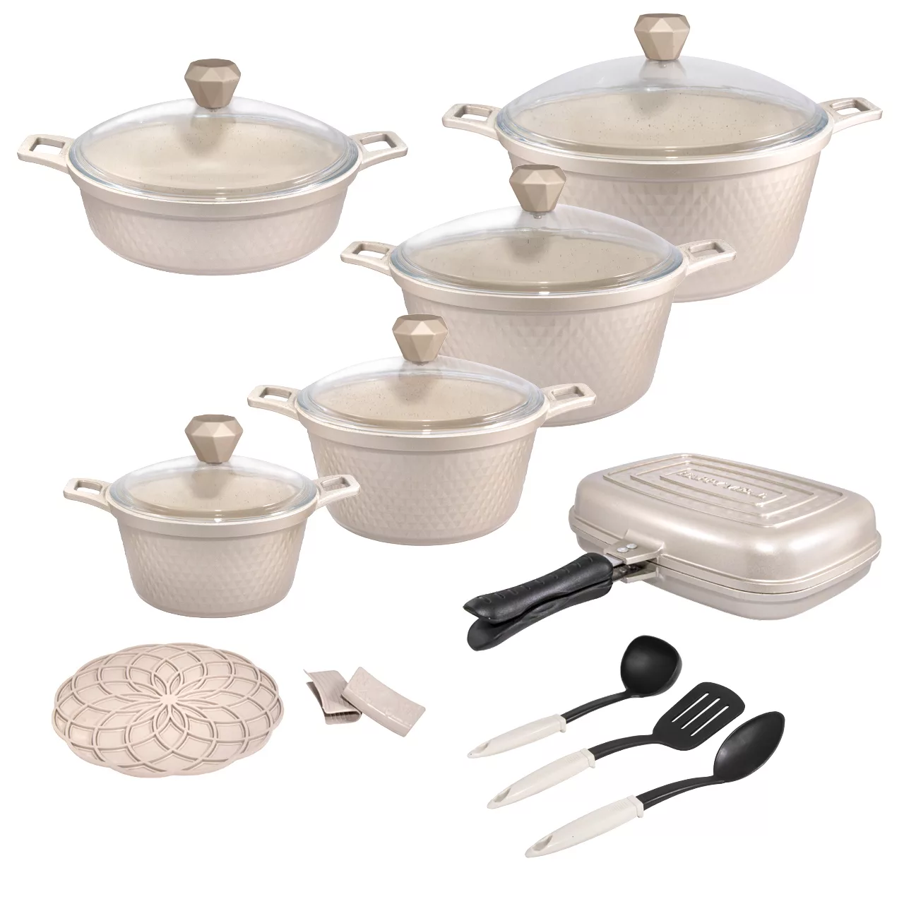 سرویس پخت و پز 18 پارچه سی اند اس کد 5518 مدل اوکلند