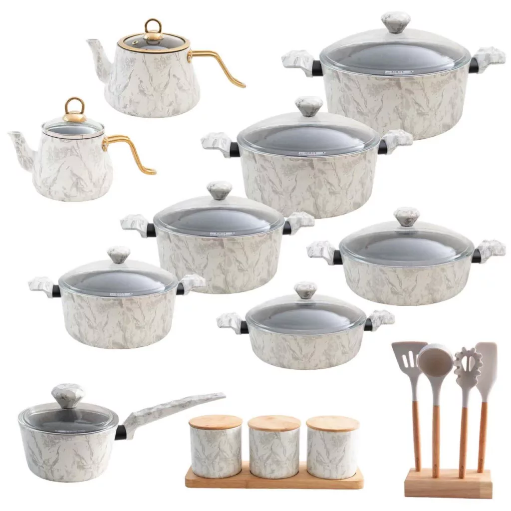 سرویس پخت و پز 26 پارچه وون طرح Carlo Stone