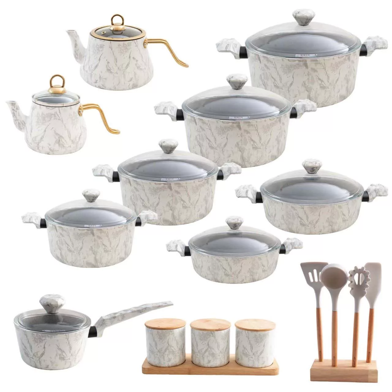 سرویس پخت و پز 26 پارچه وون طرح Carlo Stone