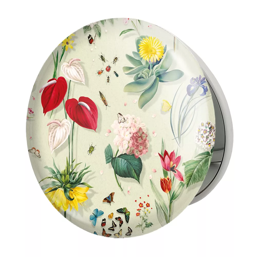 آینه جیبی خندالو طرح گل گلی مدل تاشو کد 29090