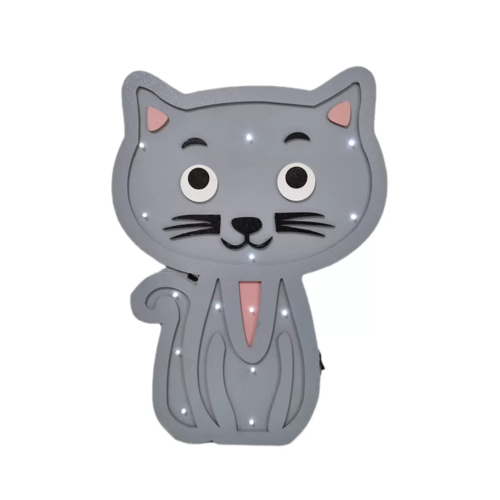 چراغ خواب اتاق کودک مدل گربه