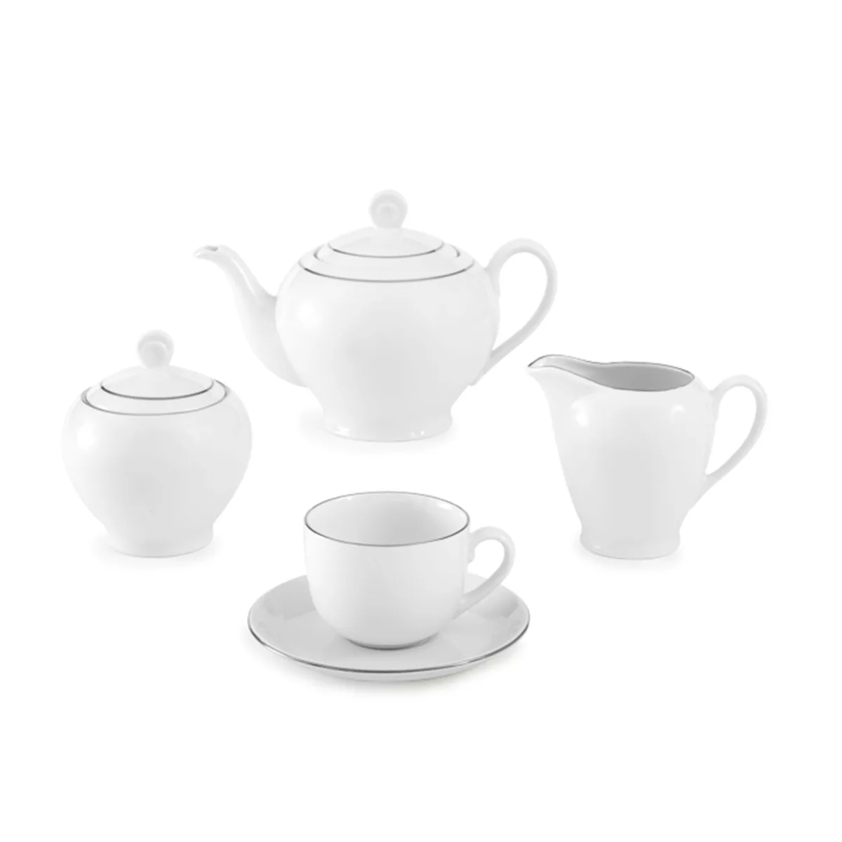 سرویس غذاخوری 102پارچه چینی زرین ایران سری کواترو مدل سمن درجه عالی