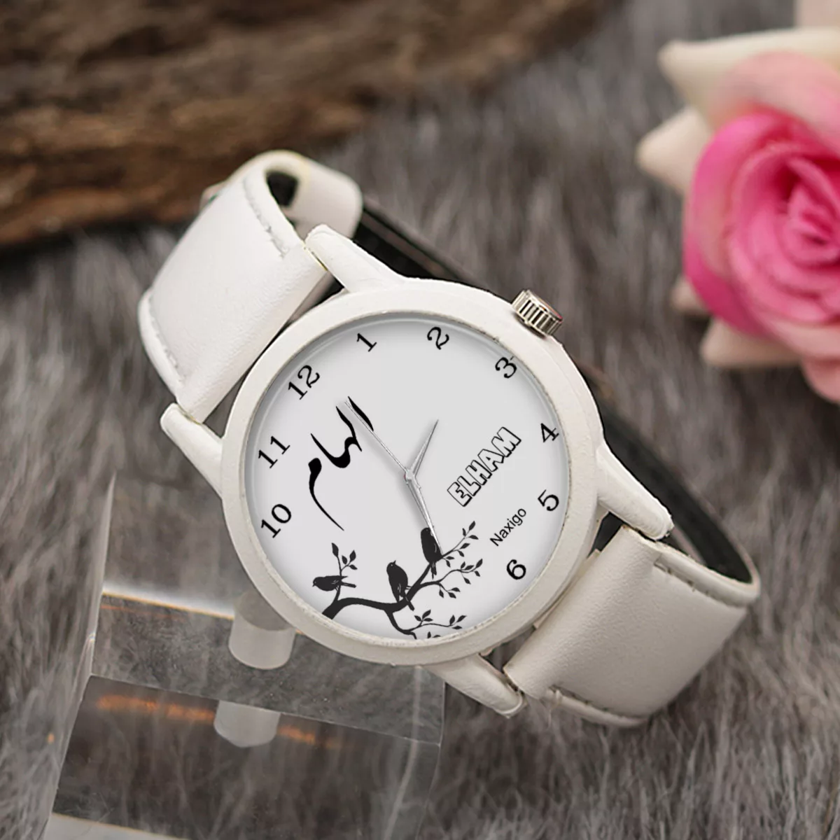 ساعت مچی عقربه ای زنانه ناکسیگو طرح الهام کد LF3444