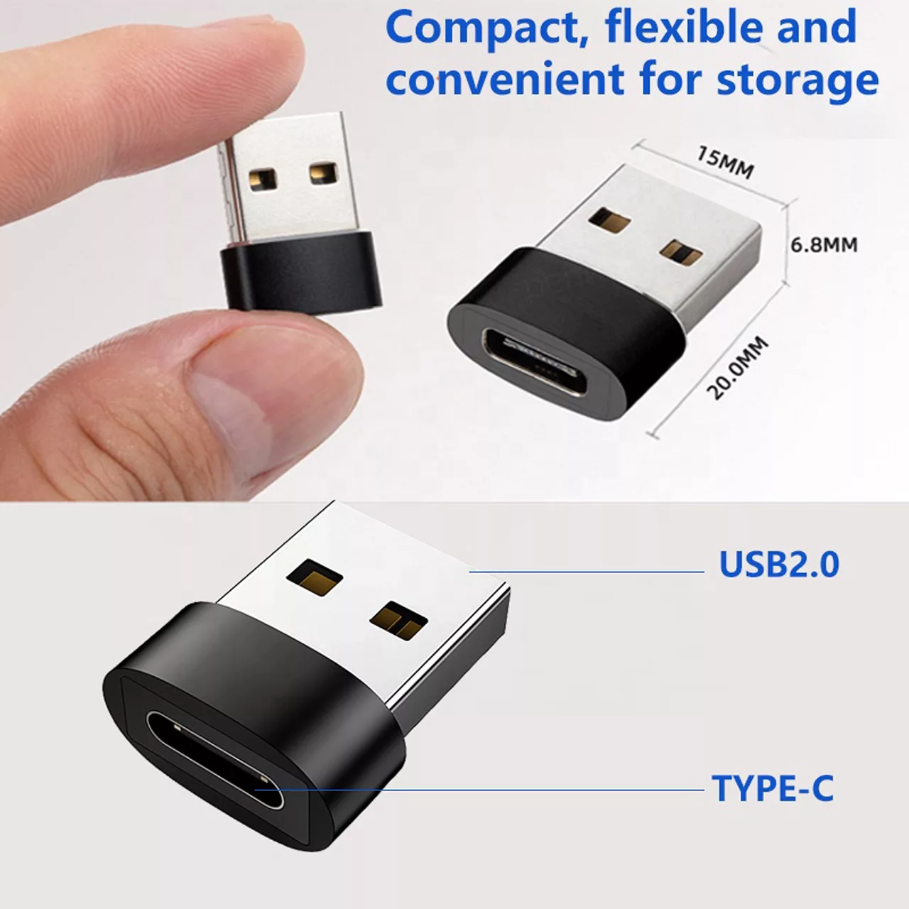 مبدل USB-C به USB رینیکا مدل ra-otg22
