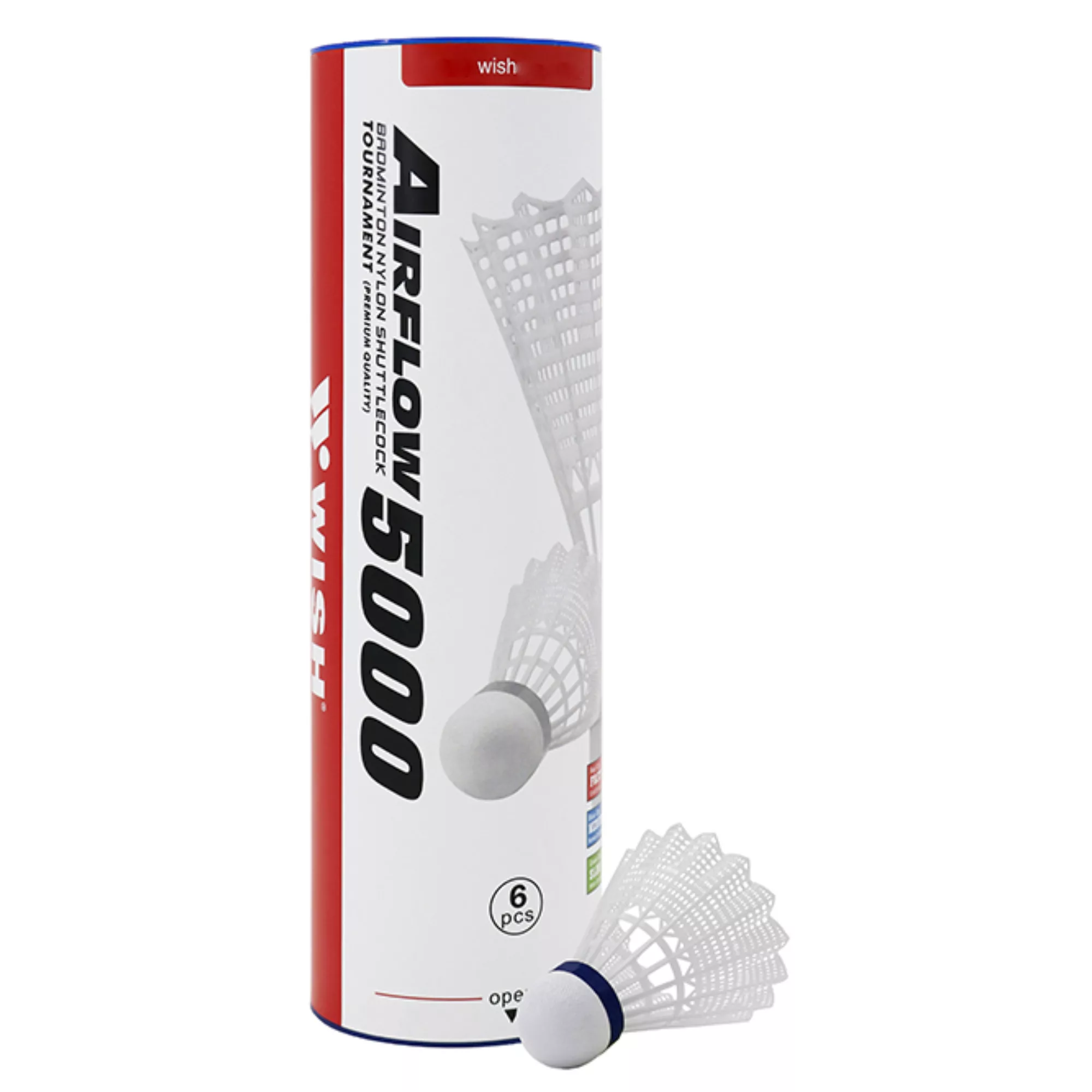 توپ بدمینتون ویش مدل MED-5000 بسته 6 عددی