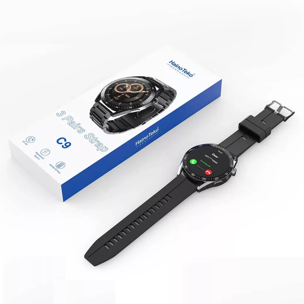 ساعت هوشمند 44 میلی متری هاینو تکو مدل BGH PROFILE C9 SMART بند فلز