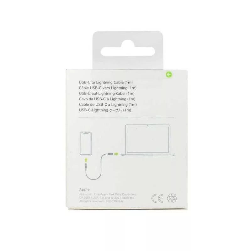 کابل تبدیل USB-C به لایتنینگ مدل ZM/A طول 1متر
