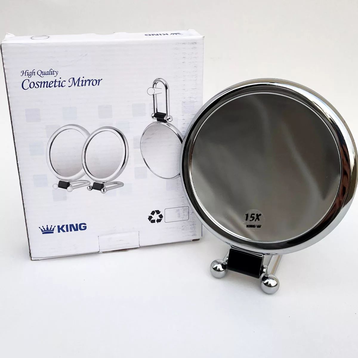 آینه آرایشی رومیزی کینگ مدل 15X