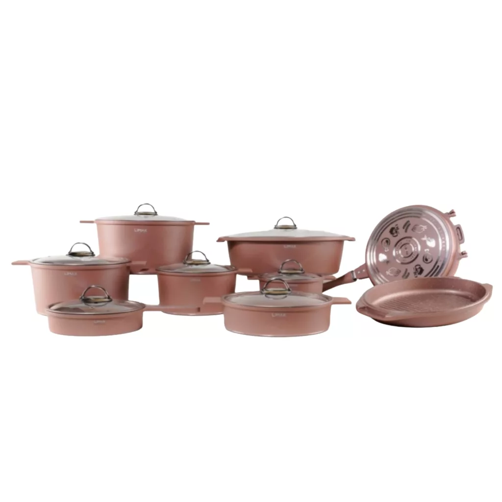 سرویس قابلمه 17 پارچه گرانیتی لیماک مدل جرمنی کد 20021